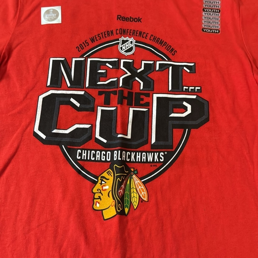 Chicago Blackhawks 2015 Western conference champion tshirt - Picture 2 of 5